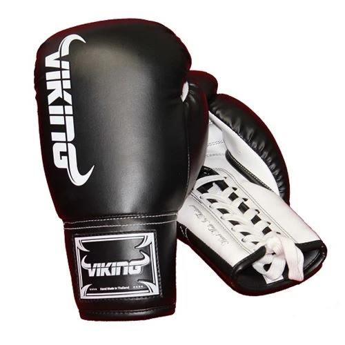 Viking Lace Up Boxing Gloves - MMA Factory 3 Viking Lace Up Boxing Gloves - MMA Factory