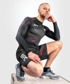 UFC Venum Fight Week 2.0 Rashguard - LS - MMA Factory -Sports - Boxing 2281bd4ceea4c08ea4500291d5cf449e47afb84c rs fightweeks 2.0 black 07