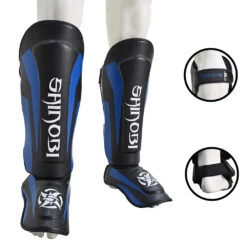 Shinobi Breaker Shinguards - MMA Factory 34 Shinobi Breaker Shinguards - MMA Factory -Sports - Boxing Blue Black 4