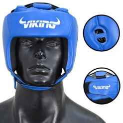 Viking Competition Headgear - MMA Factory 19 Viking Competition Headgear - MMA Factory -Sports - Boxing Competition Head Gear Blue White 4 1000
