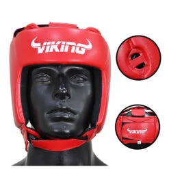 Viking Competition Headgear - MMA Factory 23 Viking Competition Headgear - MMA Factory -Sports - Boxing Competition Head Gear Red White 4 1000