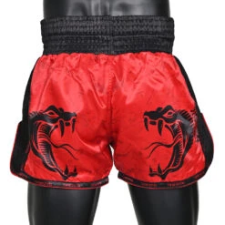 Shinobi Killer Cobra Muay Thai Shorts - MMA Factory -Sports - Boxing Killer Cobra Red Black 4 1000