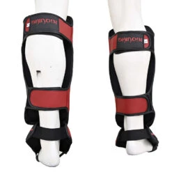 Shinobi Striker Shinguards - MMA Factory 35 Shinobi Striker Shinguards - MMA Factory -Sports - Boxing Maroon Black 1