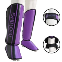 Shinobi Striker Shinguards - MMA Factory 24 Shinobi Striker Shinguards - MMA Factory -Sports - Boxing Purple Black 4