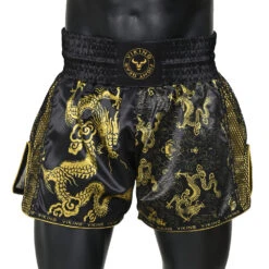 Viking Ryu Muay Thai Shorts - MMA Factory 28 Viking Ryu Muay Thai Shorts - MMA Factory -Sports - Boxing Ryu Black Gold 1 1000