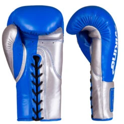 Viking Valhalla Pro Horse Hair Boxing Gloves (Lace Up) - MMA Factory -Sports - Boxing VIking Valhalla Blue Silver 3 1000