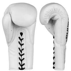 Viking ProX Pro Horse Hair Fight Glove (Lace Up) - MMA Factory -Sports - Boxing VIking Valhalla White Black 6 1000