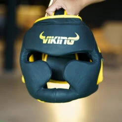 Viking Immortal Matte Leather Head Gear - MMA Factory -Sports - Boxing Viking HeadGear 1000 12