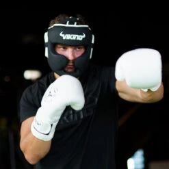 Viking Immortal Matte Leather Head Gear - MMA Factory -Sports - Boxing Viking HeadGear 1000 6