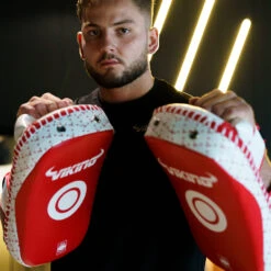 Viking Diablo Curved Pro Leather Thai Pads (Heavy Duty) - MMA Factory -Sports - Boxing Viking Pads 1000 57
