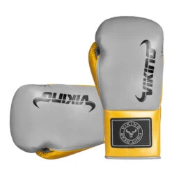 Viking Valhalla Pro Horse Hair Boxing Gloves (Lace Up) - MMA Factory -Sports - Boxing Viking Valhalla Grey Gold 3 1000