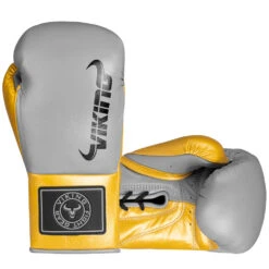 Viking Valhalla Pro Horse Hair Boxing Gloves (Lace Up) - MMA Factory -Sports - Boxing Viking Valhalla Grey Gold 5 1000