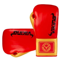 Viking Valhalla Pro Horse Hair Boxing Gloves (Lace Up) - MMA Factory -Sports - Boxing Viking Valhalla Red Gold 5 1000