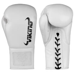 Viking ProX Pro Horse Hair Fight Glove (Lace Up) - MMA Factory -Sports - Boxing Viking Valhalla White Black 2 1000