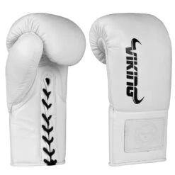 Viking ProX Pro Horse Hair Fight Glove (Lace Up) - MMA Factory -Sports - Boxing Viking Valhalla White Black 4 1000