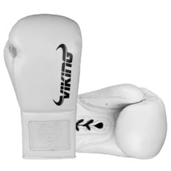 Viking ProX Pro Horse Hair Fight Glove (Lace Up) - MMA Factory -Sports - Boxing Viking Valhalla White Black 5 1000