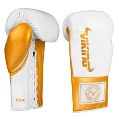 Viking ProX Pro Horse Hair Fight Glove (Lace Up) - MMA Factory -Sports - Boxing Viking Valhalla White Gold 2 1000
