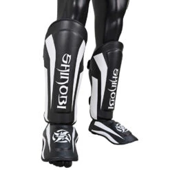 Shinobi Breaker Shinguards - MMA Factory 26 Shinobi Breaker Shinguards - MMA Factory -Sports - Boxing White Black 3