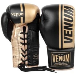 Venum Shield Pro Boxing Gloves Lace Ups - MMA Factory -Sports - Boxing a4349227c29f4e06bbb85370245897d5382959ec shield gold lacets 2 1
