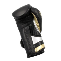 Adidas Adispeed With Strap Boxing Gloves - MMA Factory -Sports - Boxing adisbg501pro adispeed smu black gold silver 05 648x648 1 2