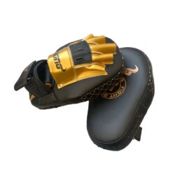 Viking Mavric XL Pro Leather Focus Mitts - MMA Factory -Sports - Boxing air thai pads gold2 1