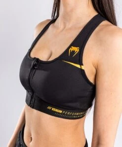 Venum Tempest 2.0 Women’s Sport’s Bra - MMA Factory -Sports - Boxing b4be518280160368cfe3f9b1b223a9b68ac37b55 bra tempest black gold 06