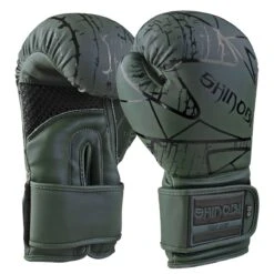 Shinobi Ballistic Boxing Gloves - MMA Factory -Sports - Boxing ballisticgreenblack1 2