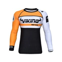 Viking Battle Rashguard - Long Sleeve - MMA Factory -Sports - Boxing battle rash yellow fs f