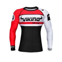 Viking Battle Rashguard - Long Sleeve - MMA Factory -Sports - Boxing battle rashred fs f