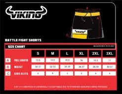 Viking Battle Shorts - MMA Factory 21 Viking Battle Shorts - MMA Factory -Sports - Boxing battle shorts size chart