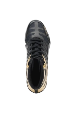 Sting Viper Boxing Shoe - MMA Factory -Sports - Boxing black gold front grey 1