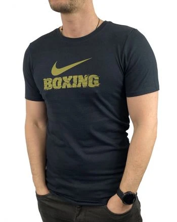 NIKE MEN'S BOXING SHATTERED LOGO TEE - MMA Factory 4 NIKE MEN'S BOXING SHATTERED LOGO TEE - MMA Factory - Image 2