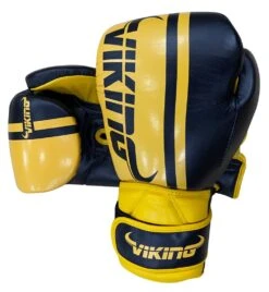 Viking Odin Elite Leather Dual Wrist Strap Boxing Gloves - MMA Factory -Sports - Boxing boxing 3 1 3