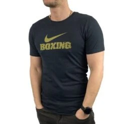 NIKE MEN'S BOXING SHATTERED LOGO TEE - MMA Factory