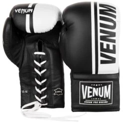 Venum Shield Pro Boxing Gloves Lace Ups - MMA Factory -Sports - Boxing e3873905189fb180b85bc32bbf5541c717cd4e57 shield lacets white 2 1