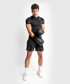 Venum Tempest 2.0 Rashguard - Short Sleeves - MMA Factory -Sports - Boxing ee299cb304a74203bccf56f28122892a6c637c56 rashguards ss tempest2.0 black grey 04 1 1