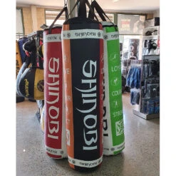 Shinobi Nations Leather Pro 6 Ft Banana Punching Bag - MMA Factory -Sports - Boxing group0 1080