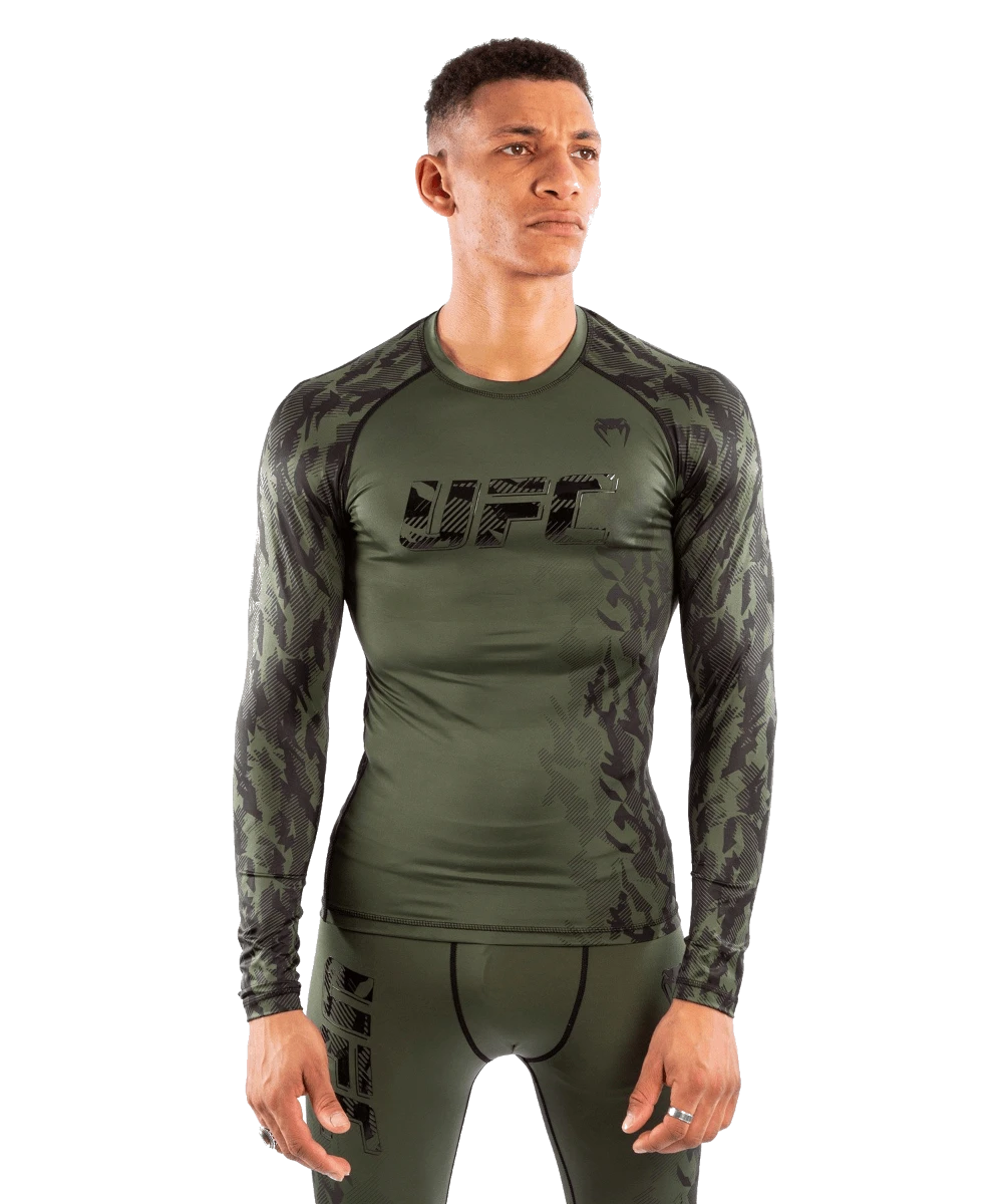 UFC Venum Authentic Fight Week Men's Performance Long Sleeve Rashguard - MMA Factory 4 UFC Venum Authentic Fight Week Men's Performance Long Sleeve Rashguard - MMA Factory - Image 2