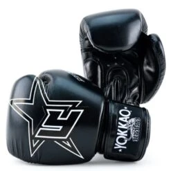 Yokkao Institution Boxing Gloves - MMA Factory -Sports - Boxing institutiongloveblack1000 1