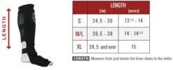 Viking Katana Shinguards - MMA Factory -Sports - Boxing katanashinguardsizingchart