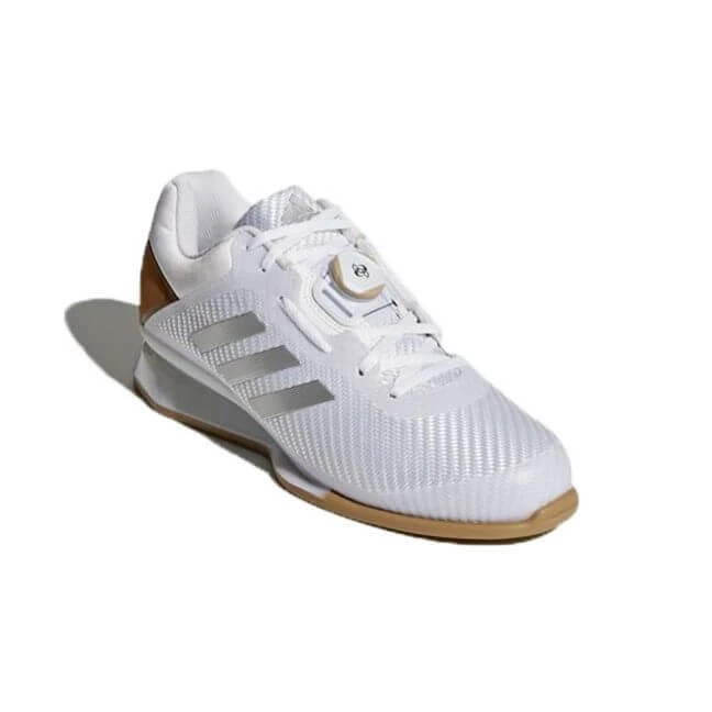 Adidas Leistung.16 II Weight-Lifting Shoes White/Silver Metallic - MMA Factory 3 Adidas Leistung.16 II Weight-Lifting Shoes White/Silver Metallic - MMA Factory