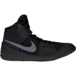 Nike Fury Wrestling Shoes - Black - MMA Factory