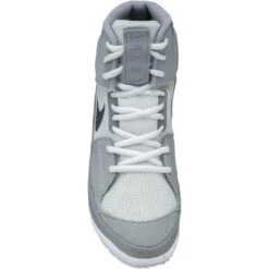 Nike Fury Wrestling Shoes - White/Grey - MMA Factory -Sports - Boxing nike fury grey grey top 4 8
