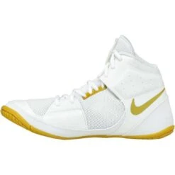 Nike Fury Wrestling Shoes - White/Gold - MMA Factory 12 Nike Fury Wrestling Shoes - White/Gold - MMA Factory -Sports - Boxing nike fury white gold white inside 1 8