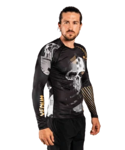 Venum Skull Rashguard - Long Sleeve - MMA Factory -Sports - Boxing rash ls skull black sd 03 1 1080x 1