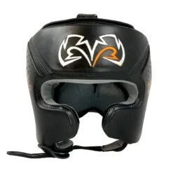 RIVAL RHG10 INTELLI-SHOCK TRAINING HEADGEAR - MMA Factory -Sports - Boxing rhg10 black front 2048x 1