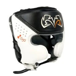 RIVAL RHG10 INTELLI-SHOCK TRAINING HEADGEAR - MMA Factory -Sports - Boxing rhg10 black white 2048x 1
