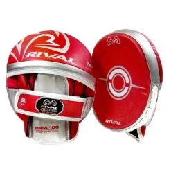 Rival RPM100 Professional Punch Mitts - MMA Factory -Sports - Boxing rpm100 red silver 2048x 1 1
