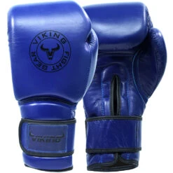 Viking Savage Leather Wrist Locking Boxing Gloves - MMA Factory -Sports - Boxing savage2 1000 blu 1