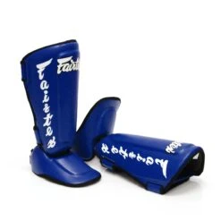 Fairtex Detachable In-Step Shin Guards - SP7 - MMA Factory -Sports - Boxing sp7 blue 1 1 1